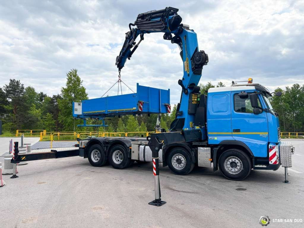 Volvo FH 500 8x4 Palfinger PK 92002 SH Fly Jib Winch - Nyergesvontató: 4 kép. Volvo FH 500 8x4 Palfinger PK 92002 SH Fly Jib Winch - Nyergesvontató: 4 kép.
