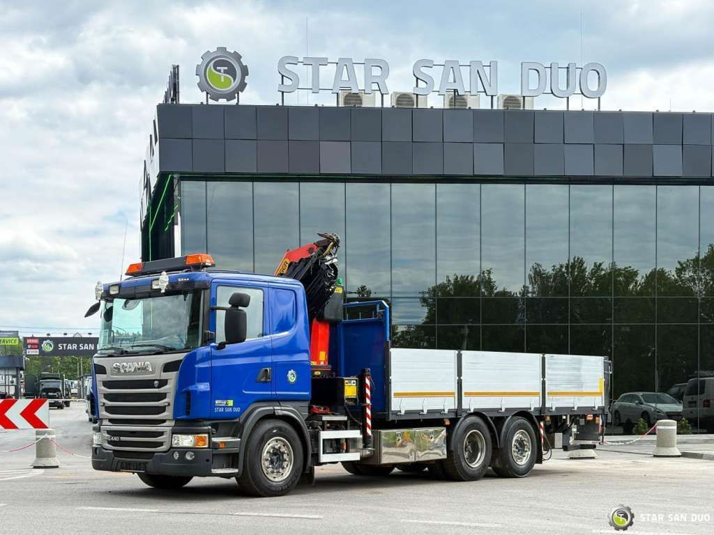 Darus autó Scania  G440 6x2 PALFINGER PK 34002SH Crane Kran: 7 kép.