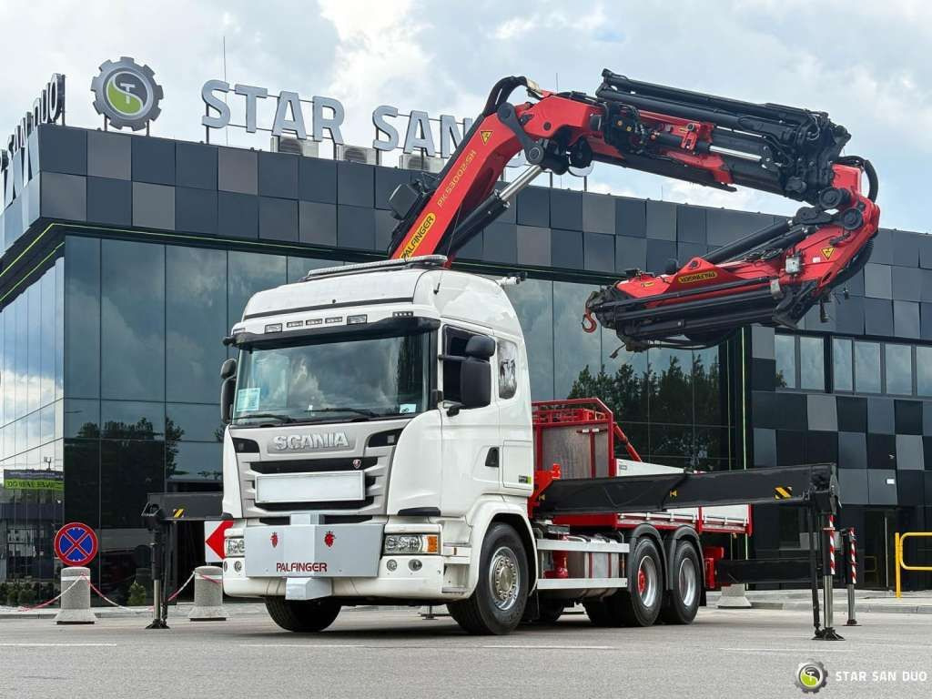 Scania G490 6x2 Palfinger PK 53002 SH Fly Jib Basket - Darus autó: 4 kép. Scania G490 6x2 Palfinger PK 53002 SH Fly Jib Basket - Darus autó: 4 kép.