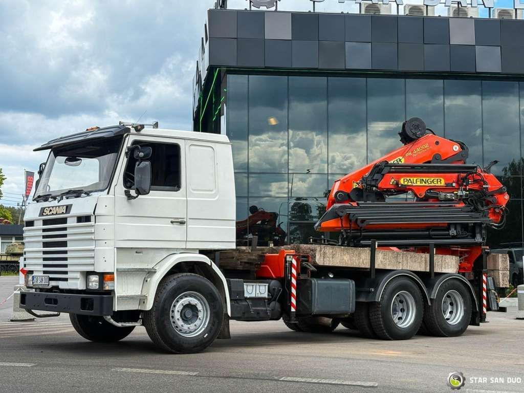 Scania  R143 HL 6x2 PALFINGER PK44002 Crane Kran lízing Scania  R143 HL 6x2 PALFINGER PK44002 Crane Kran: 16 kép.