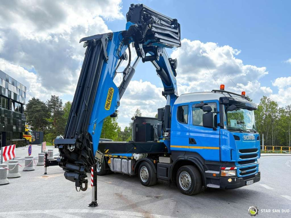 Scania R440 8x4 Palfinger PK50002 FLY JIB Crane Winch - Darus autó: 5 kép. Scania R440 8x4 Palfinger PK50002 FLY JIB Crane Winch - Darus autó: 5 kép.