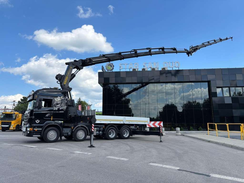Scania R560 8x2 PALFINGER PK 92002 SH Fly Jib Winch 5t - Darus autó: 5 kép. Scania R560 8x2 PALFINGER PK 92002 SH Fly Jib Winch 5t - Darus autó: 5 kép.