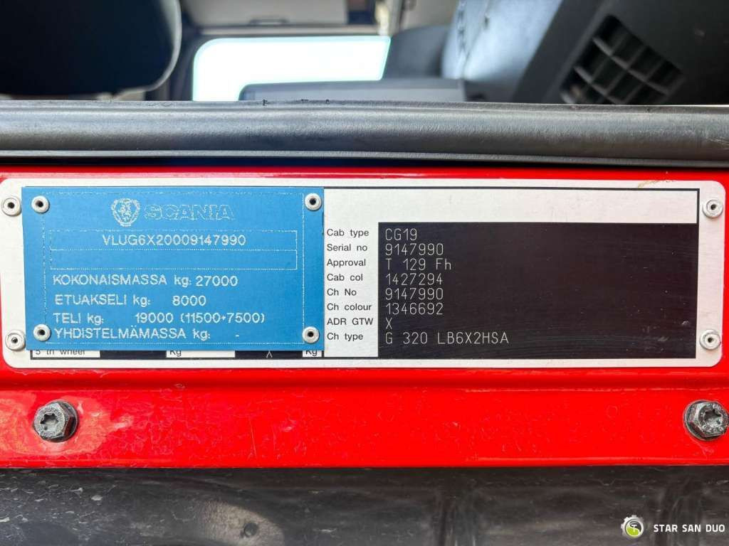 Teherautó Scania  D 320 FIRE BRIGADE Tank 12,000 Litres: 12 kép.