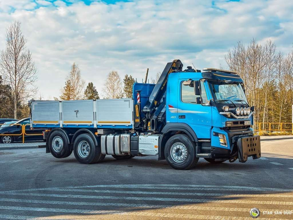 Volvo FMX 410 6x2 PALFINGER PK 18002 659 Working Hour - Billenőplatós teherautó: 4 kép. Volvo FMX 410 6x2 PALFINGER PK 18002 659 Working Hour - Billenőplatós teherautó: 4 kép.