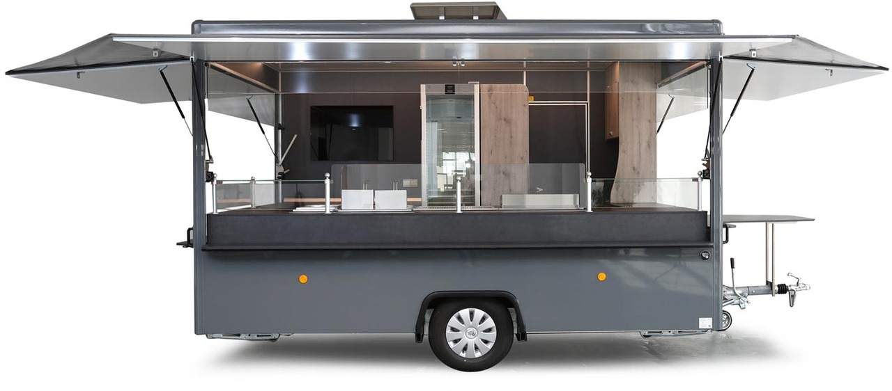 Verkaufsanhänger BORCO HÖHNS - Büfékocsi: 1 kép. Verkaufsanhänger BORCO HÖHNS - Büfékocsi: 1 kép.