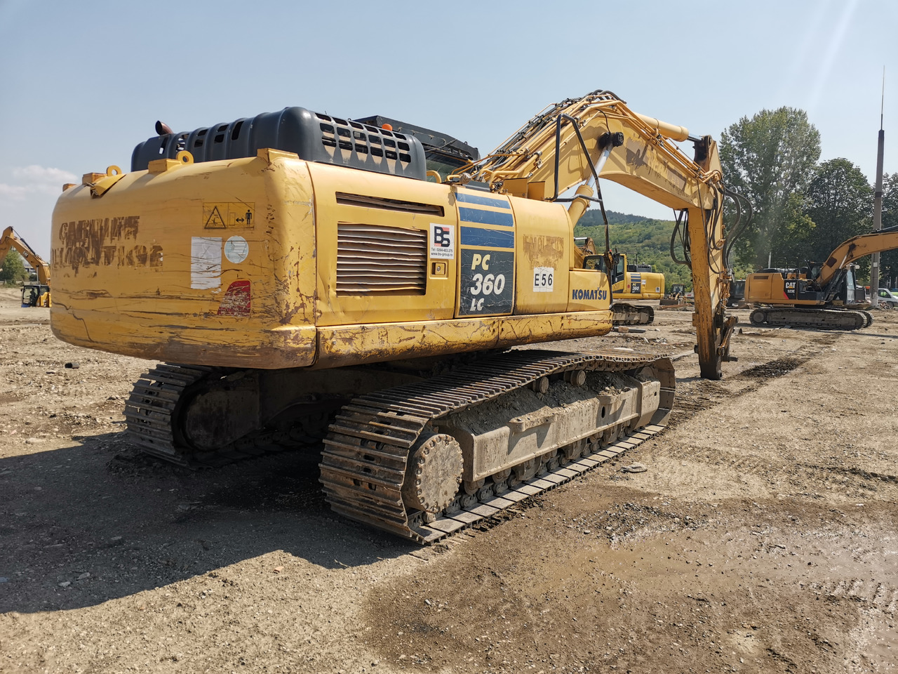 Lánctalpas kotró KOMATSU PC360 LC 10: 25 kép.