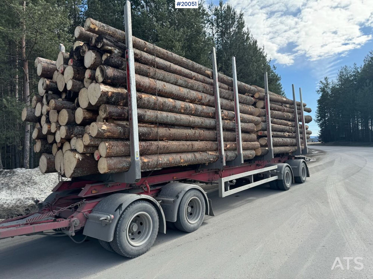Briab Kome - Rönkszállító pótkocsi: 1 kép. Briab Kome - Rönkszállító pótkocsi: 1 kép.