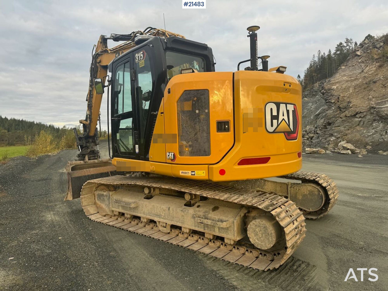 Caterpillar 315 - Lánctalpas kotró: 5 kép. Caterpillar 315 - Lánctalpas kotró: 5 kép.
