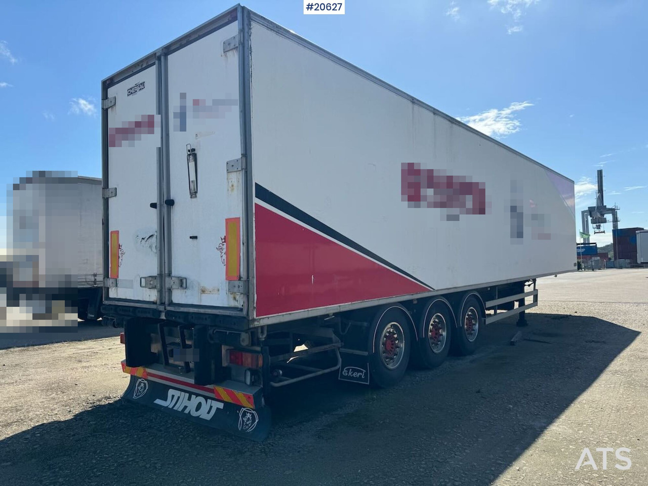 Félpótkocsi hűtős Chereau Skapsemi m/ kjøl/frys aggregat: 9 kép.