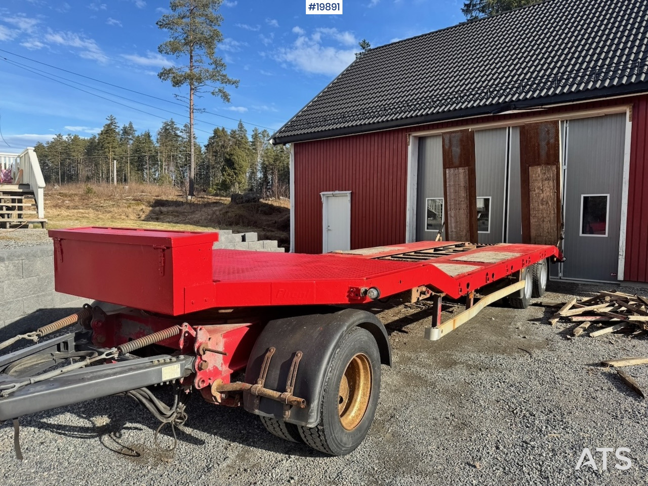 Damm 3 aks maskinslep - Pótkocsi mélybölcsős: 2 kép. Damm 3 aks maskinslep - Pótkocsi mélybölcsős: 2 kép.