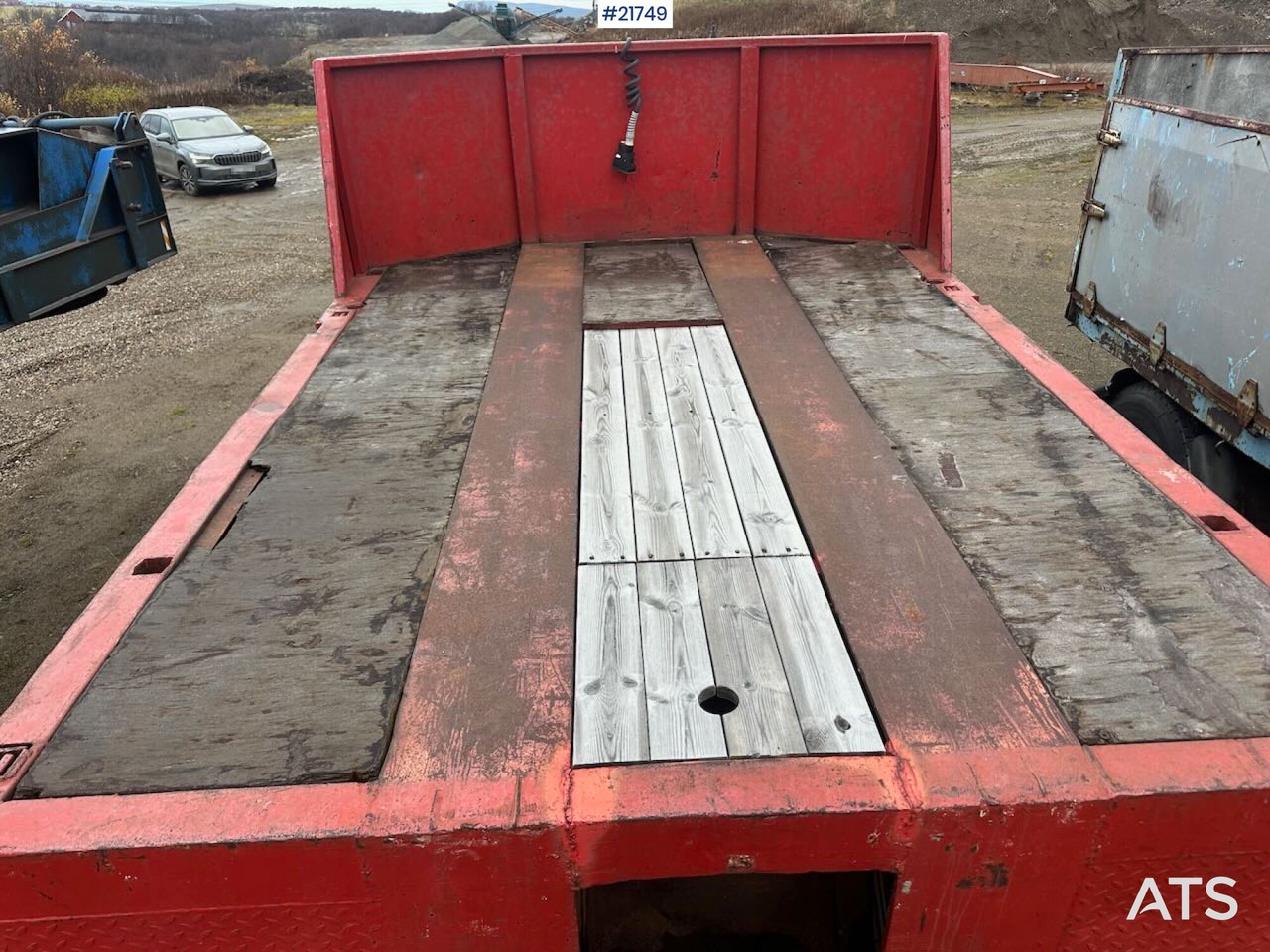 Damm 3SD335 3 akslet maskintralle - Félpótkocsi mélybölcsős: 2 kép. Damm 3SD335 3 akslet maskintralle - Félpótkocsi mélybölcsős: 2 kép.