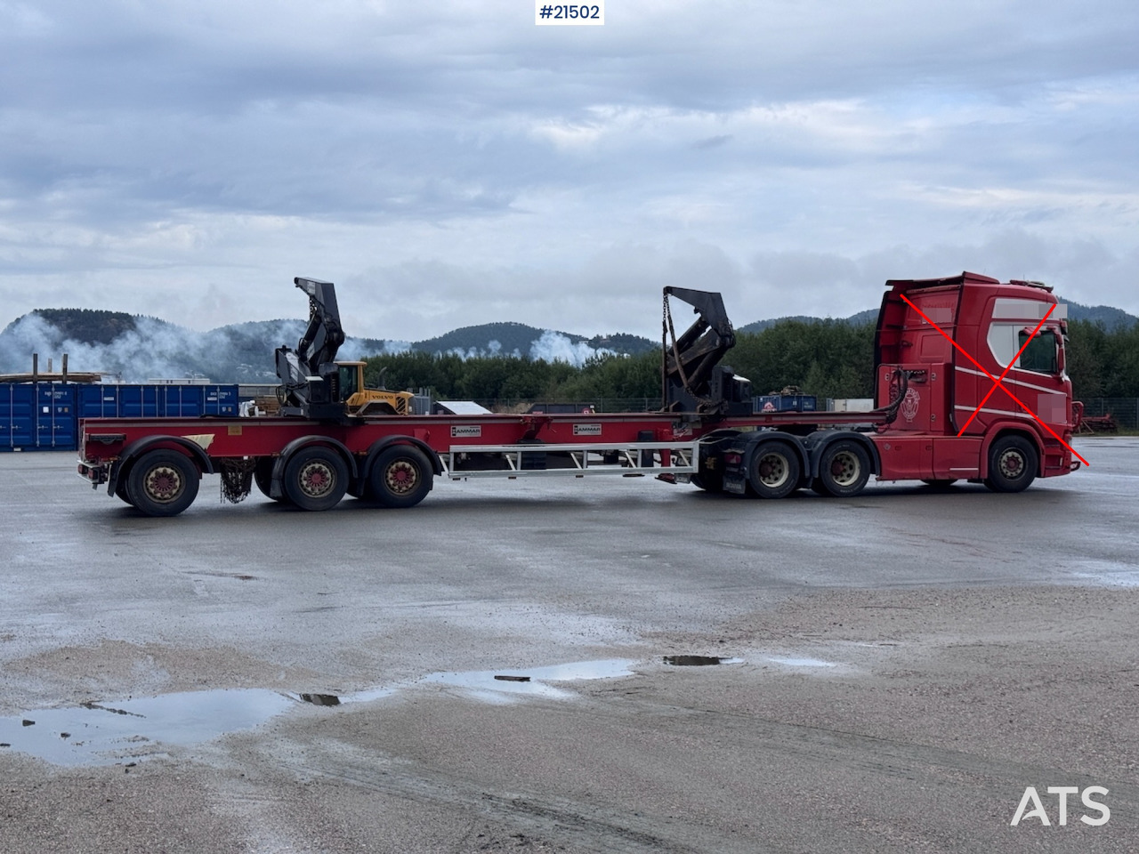 Hammar 195 S Sidelaster - Félpótkocsi alváz: 1 kép. Hammar 195 S Sidelaster - Félpótkocsi alváz: 1 kép.