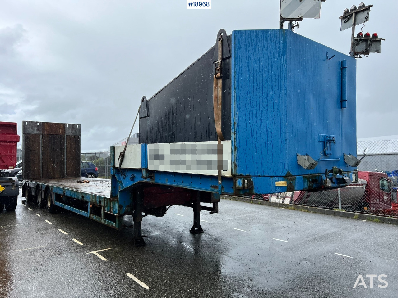 Kel-berg Maskinhenger m/ Hydraulisk kjørebru - Félpótkocsi autószállító: 1 kép. Kel-berg Maskinhenger m/ Hydraulisk kjørebru - Félpótkocsi autószállító: 1 kép.