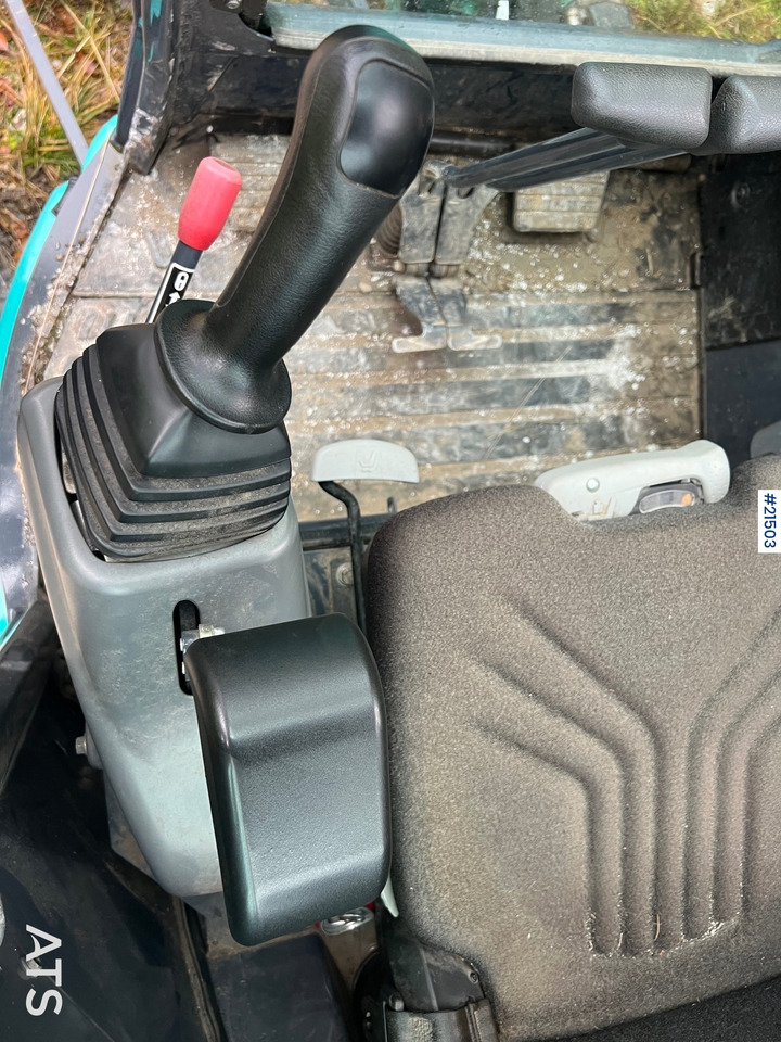 Minikotró Kobelco Sk25SR-6E Gravemaskin m/ pusseskuffe,graveskuffe og tilt: 27 kép.