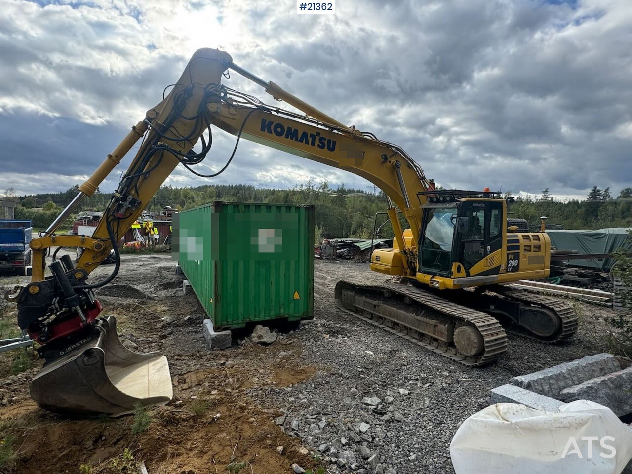 Komatsu PC290LC-11 Beltegraver m/ tilt og 2 skuffer - Lánctalpas kotró: 3 kép. Komatsu PC290LC-11 Beltegraver m/ tilt og 2 skuffer - Lánctalpas kotró: 3 kép.