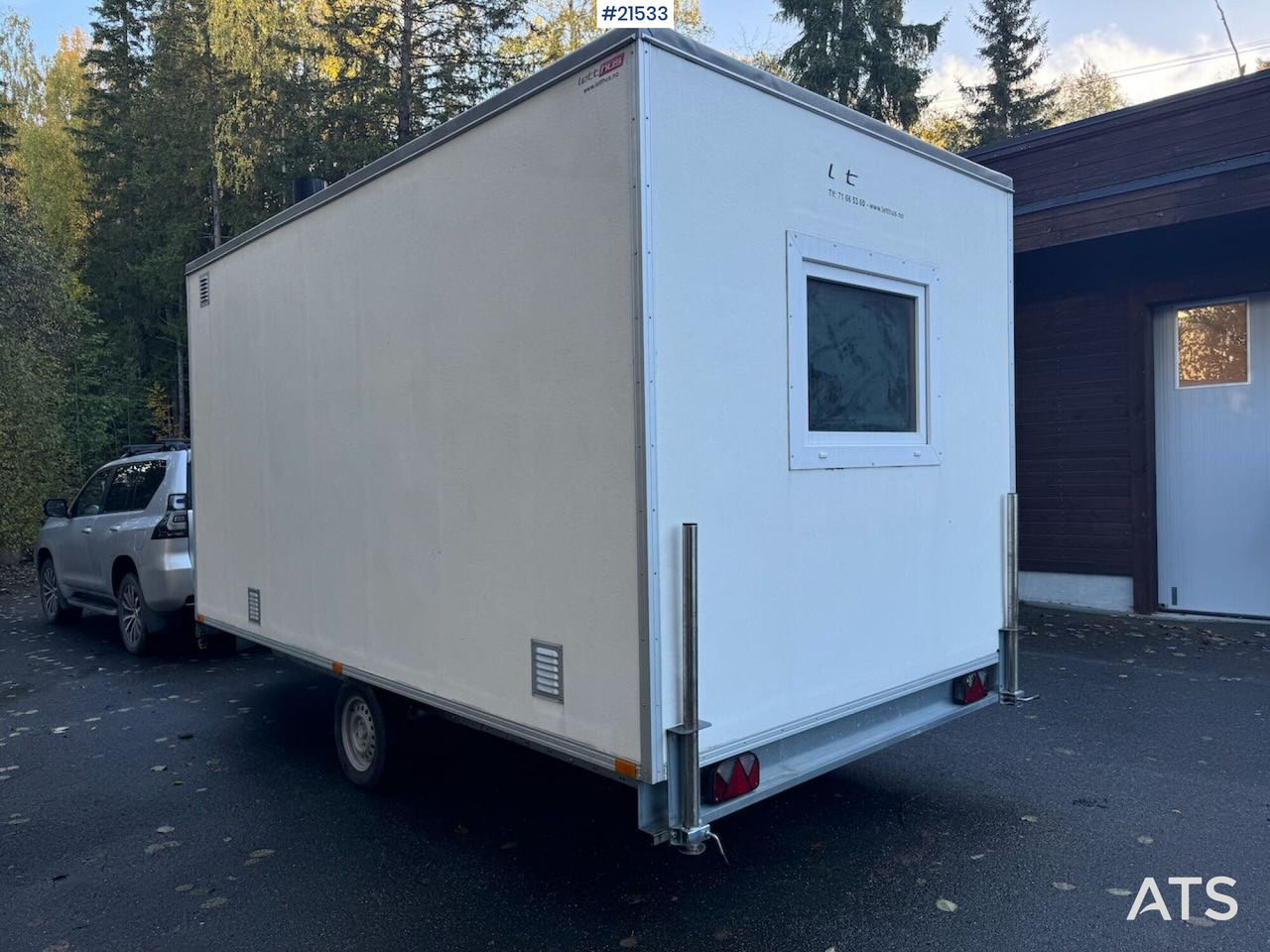 Letthus brakke - Konténerház, Pótkocsi: 5 kép. Letthus brakke - Konténerház, Pótkocsi: 5 kép.