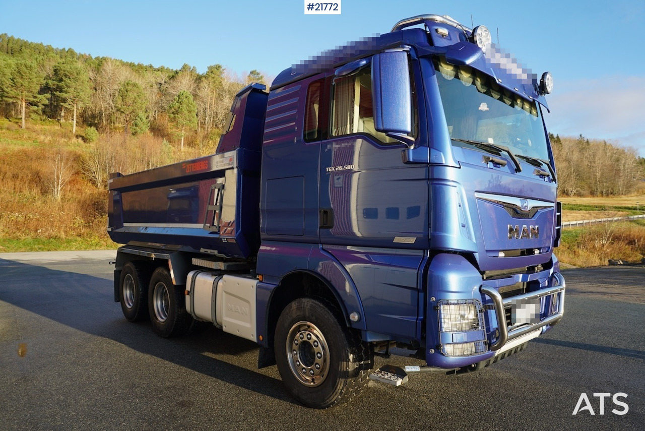 MAN 2018 Man TGX 26.580 6x4 tippbil med stålfjæring - Billenőplatós teherautó: 3 kép. MAN 2018 Man TGX 26.580 6x4 tippbil med stålfjæring - Billenőplatós teherautó: 3 kép.