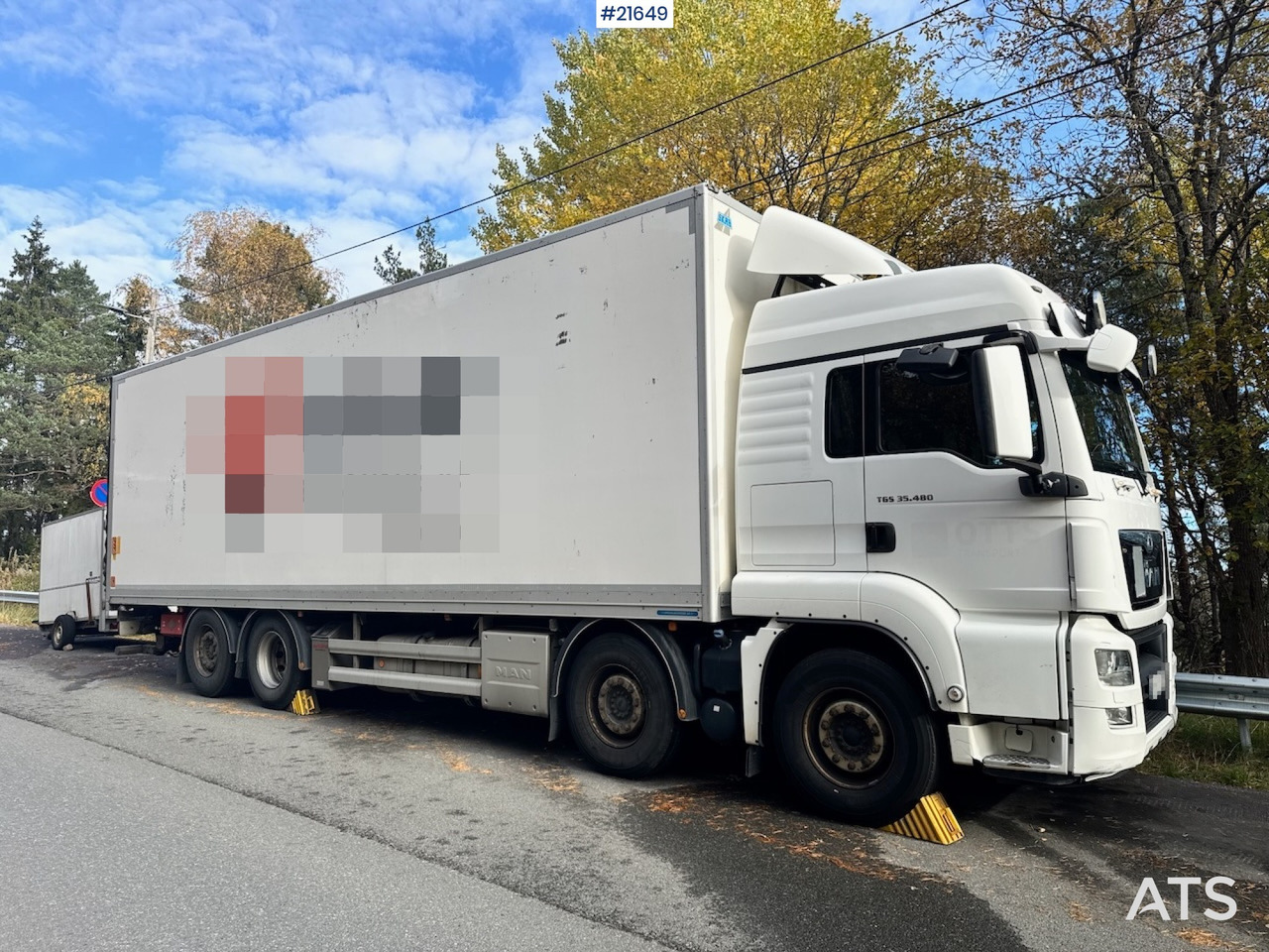 MAN MAN TGS 35.480 8x2 Skapbil m/ Full sideåpning. - Dobozos felépítményű teherautó: 4 kép. MAN MAN TGS 35.480 8x2 Skapbil m/ Full sideåpning. - Dobozos felépítményű teherautó: 4 kép.