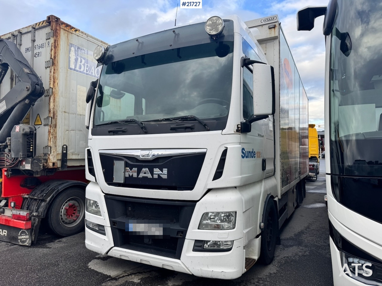 MAN MAN TGX 26.440 Skapbil m/ Full sideåpning. Rep objekt. - Dobozos felépítményű teherautó: 5 kép. MAN MAN TGX 26.440 Skapbil m/ Full sideåpning. Rep objekt. - Dobozos felépítményű teherautó: 5 kép.