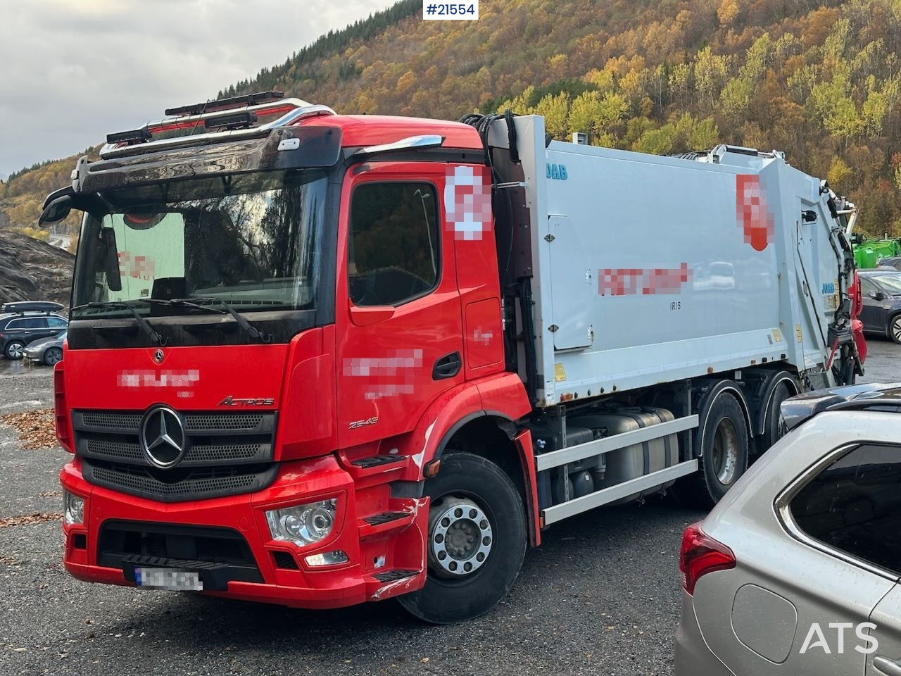Mercedes Actros 2543 6x2 2 – kammers komprimatorbil m/ 2020 JOAB Anaconda twin påbygg - Szemetesautó: 1 kép. Mercedes Actros 2543 6x2 2 – kammers komprimatorbil m/ 2020 JOAB Anaconda twin påbygg - Szemetesautó: 1 kép.