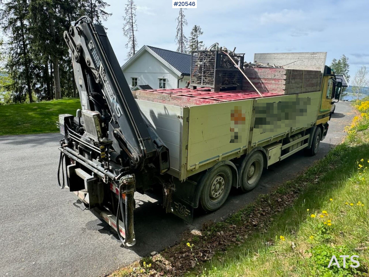 Mercedes Actros 2543 - Platós teherautó: 5 kép. Mercedes Actros 2543 - Platós teherautó: 5 kép.