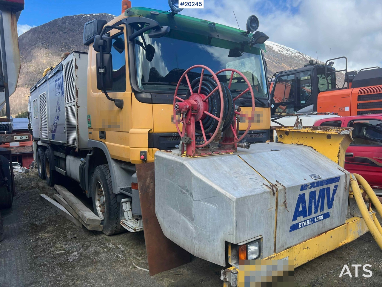Mercedes Actros 2641 6x4 M/ 2008 AMV 7450 Betong sprøyterigg påbygg - Betonpumpa: 1 kép. Mercedes Actros 2641 6x4 M/ 2008 AMV 7450 Betong sprøyterigg påbygg - Betonpumpa: 1 kép.