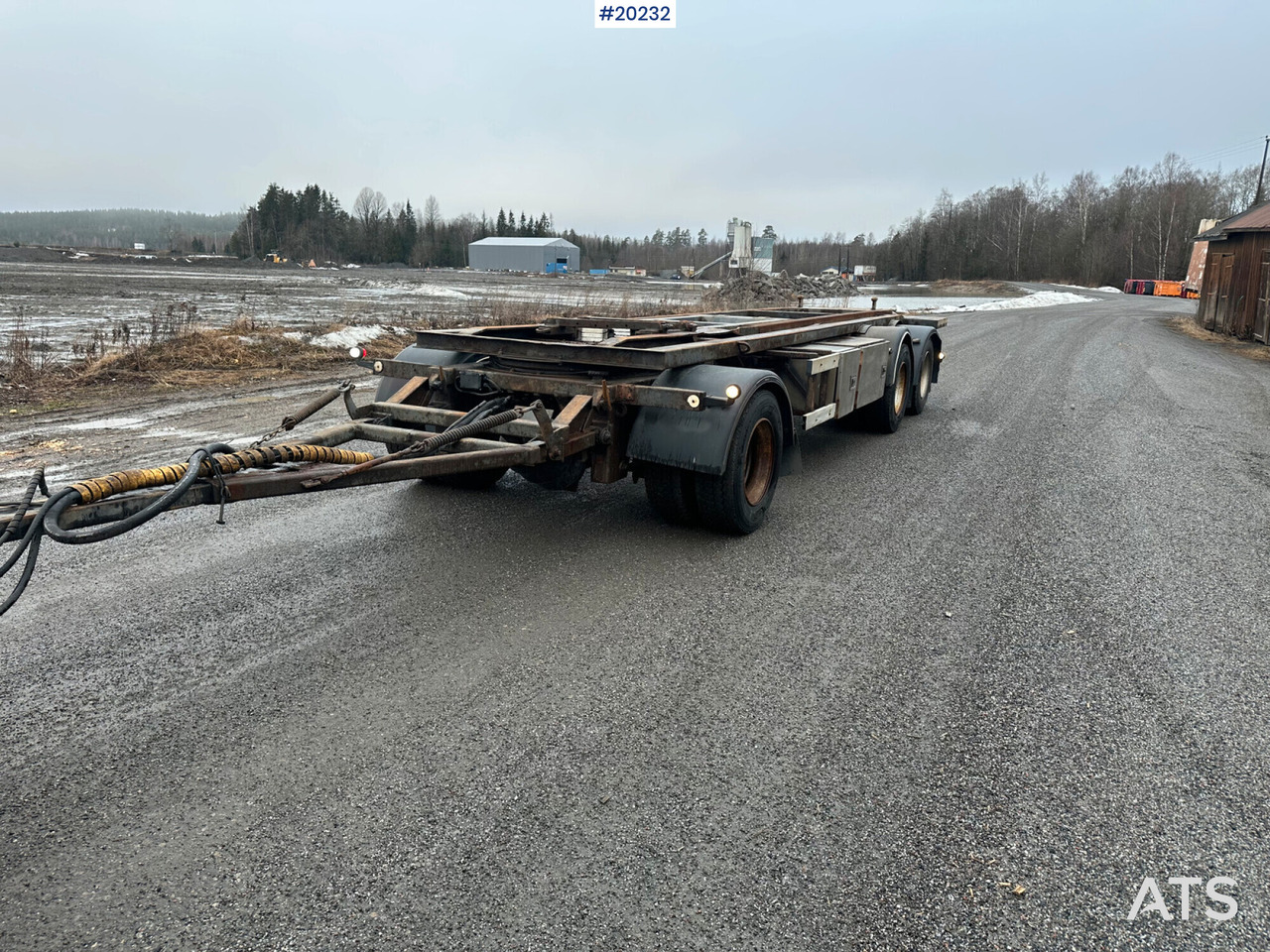 Norslep Krokhenger m/tipp - Multiliftes/ Konténerszállító pótkocsi: 1 kép. Norslep Krokhenger m/tipp - Multiliftes/ Konténerszállító pótkocsi: 1 kép.