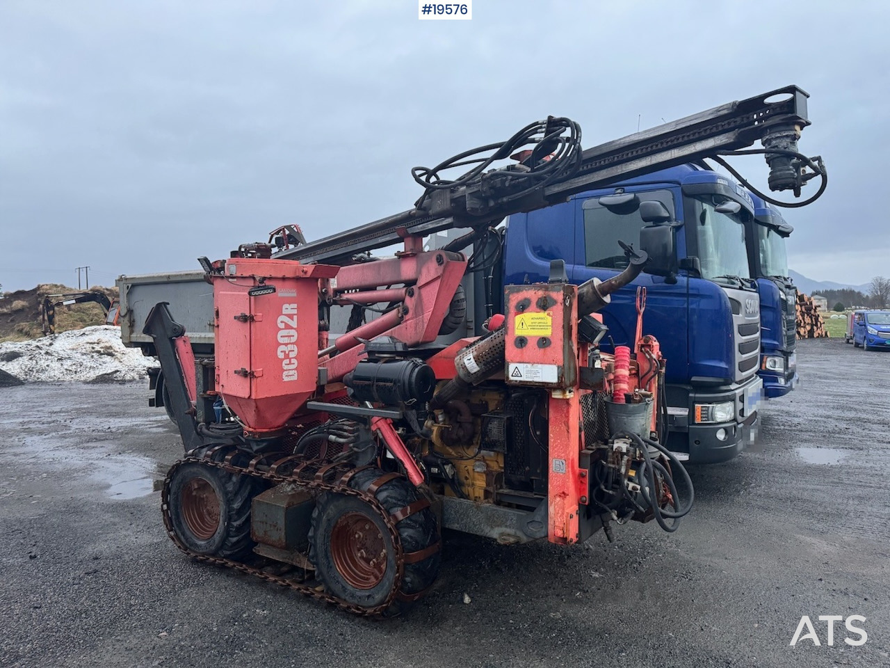 Sandvik DC302R - Fúrógép: 1 kép. Sandvik DC302R - Fúrógép: 1 kép.