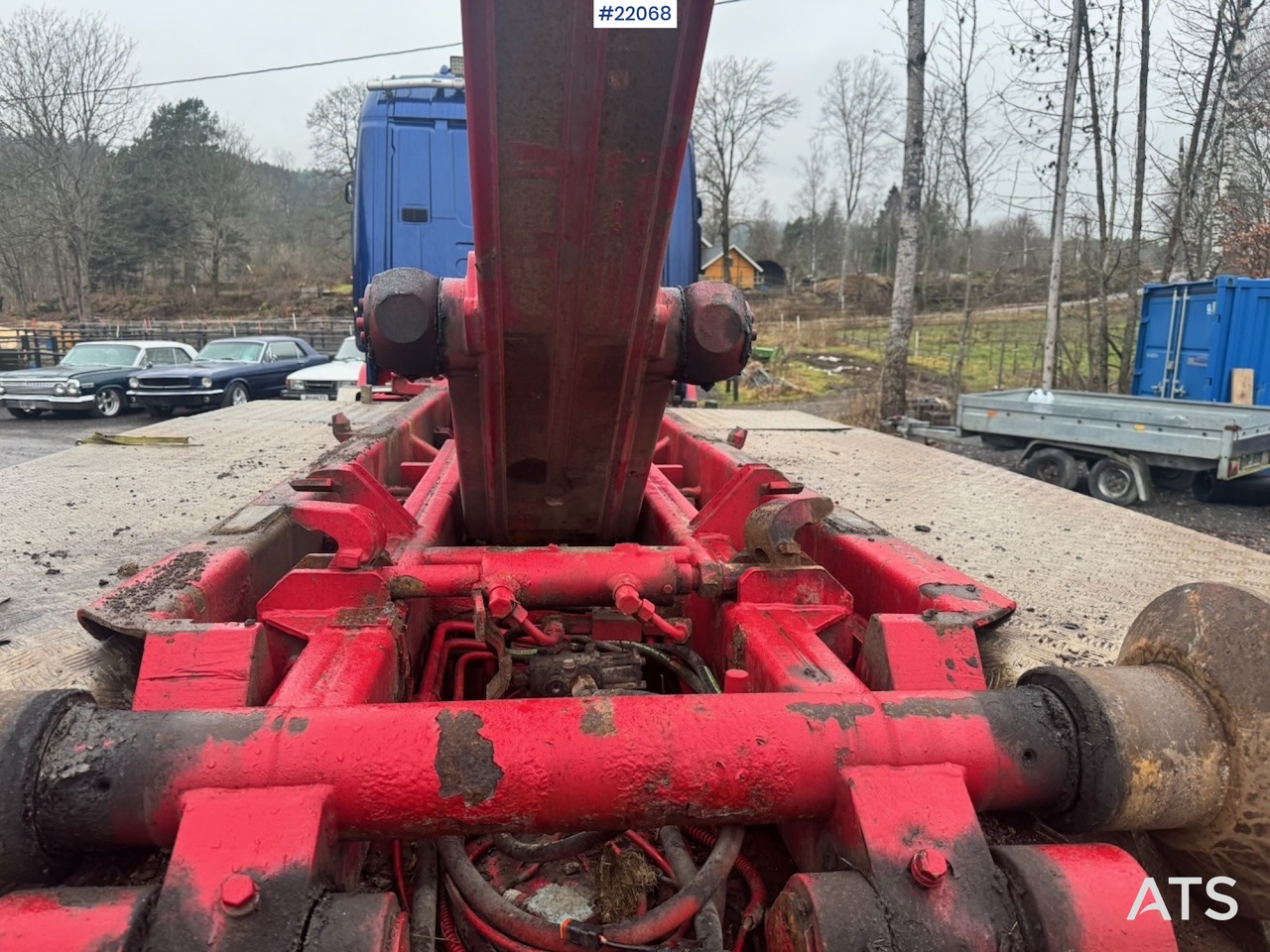 Horgos rakodó teherautó Scania 2003 Scania R164 580 8x2 Tridem Krokbil: 15 kép.