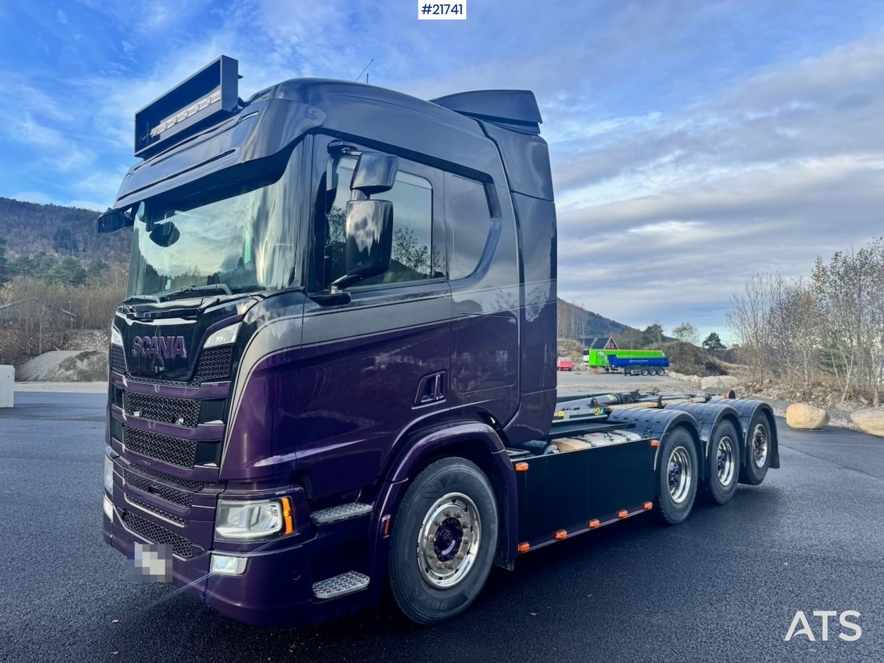 Scania 2018 Scania R580 Tridem Krokbil m/ Kranhydraulikk. Nylakkert! - Horgos rakodó teherautó: 2 kép. Scania 2018 Scania R580 Tridem Krokbil m/ Kranhydraulikk. Nylakkert! - Horgos rakodó teherautó: 2 kép.