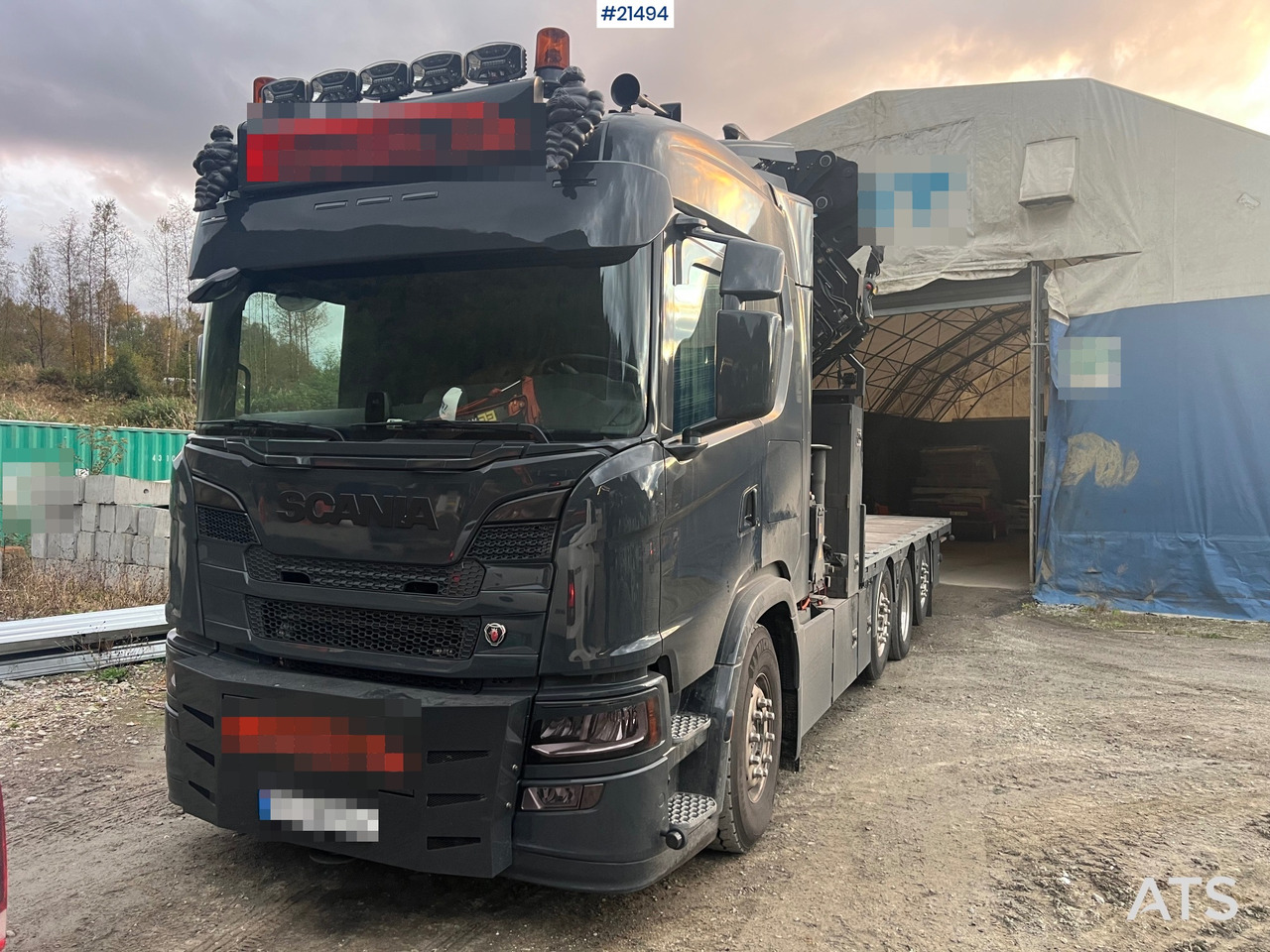 Scania G560 - Darus autó: 2 kép. Scania G560 - Darus autó: 2 kép.