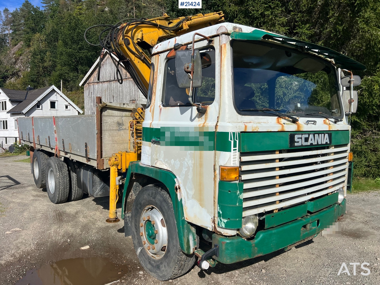 Scania LB 81 6x2 Kranbil m/ 10t/m kran og tipp Rep.Objekt - Darus autó: 2 kép. Scania LB 81 6x2 Kranbil m/ 10t/m kran og tipp Rep.Objekt - Darus autó: 2 kép.