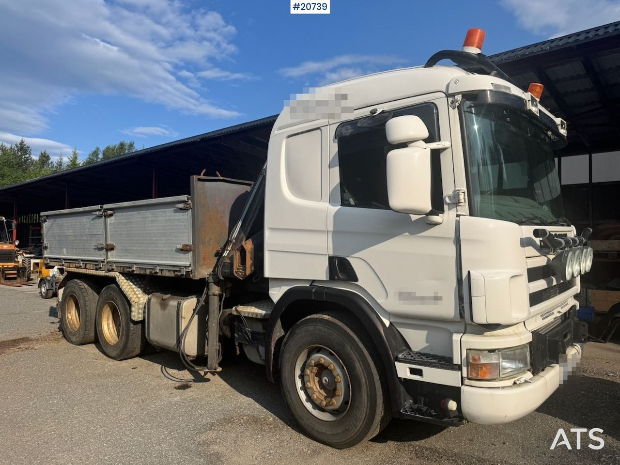 Platós teherautó, Darus autó Scania P124: 8 kép.