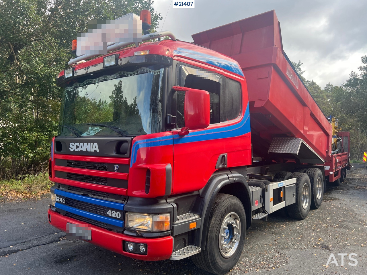 Scania P124G - Billenőplatós teherautó: 1 kép. Scania P124G - Billenőplatós teherautó: 1 kép.