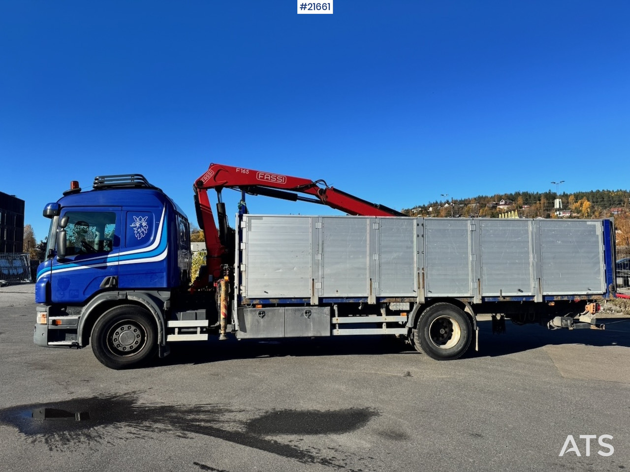 Scania Scania P320 4x2 Kranbil m/ 16,5 t/m Fassi kran og Løftelem. - Darus autó: 4 kép. Scania Scania P320 4x2 Kranbil m/ 16,5 t/m Fassi kran og Løftelem. - Darus autó: 4 kép.