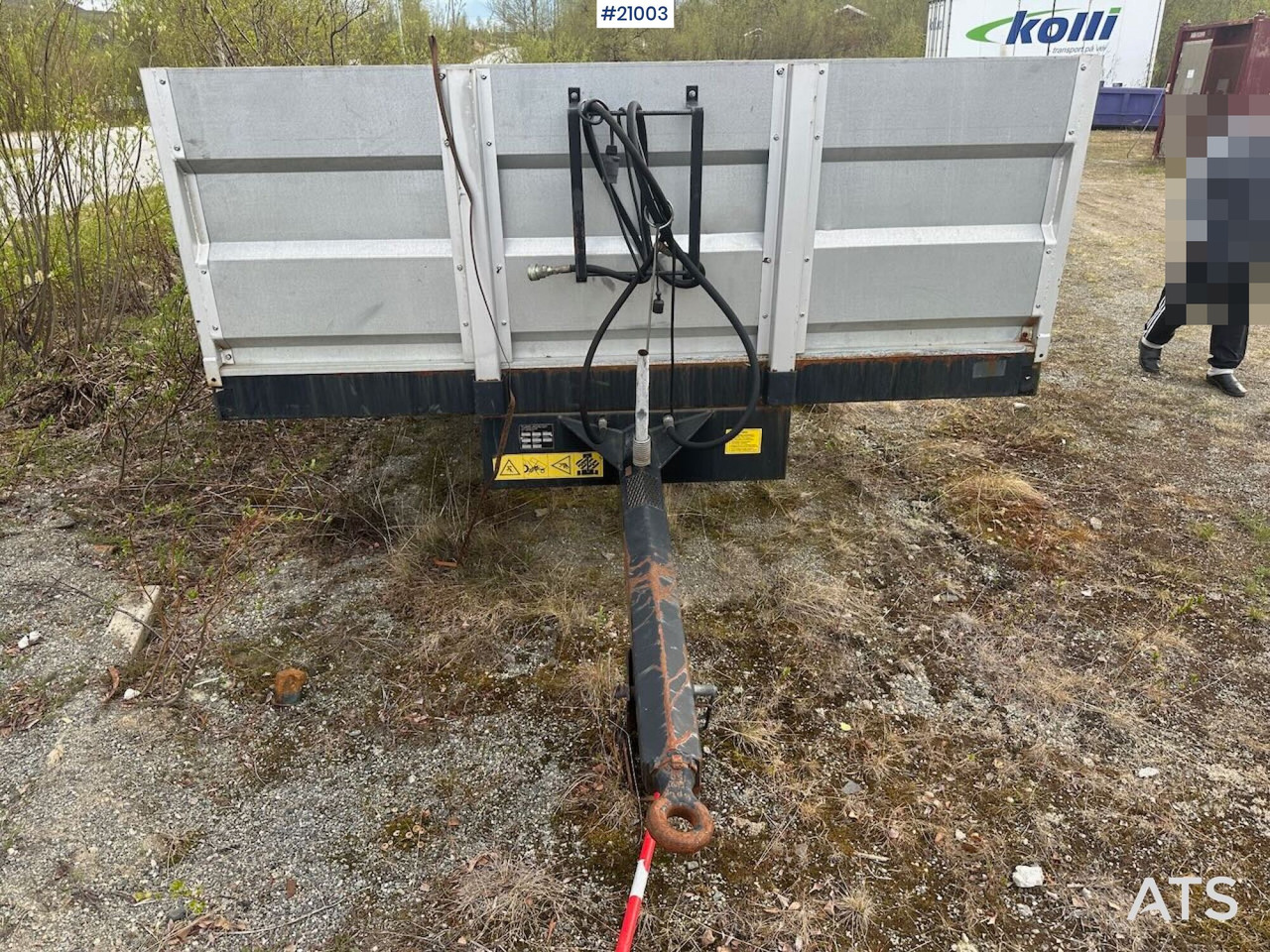 Platós pótkocsi Tume Tume Henger: 6 kép.