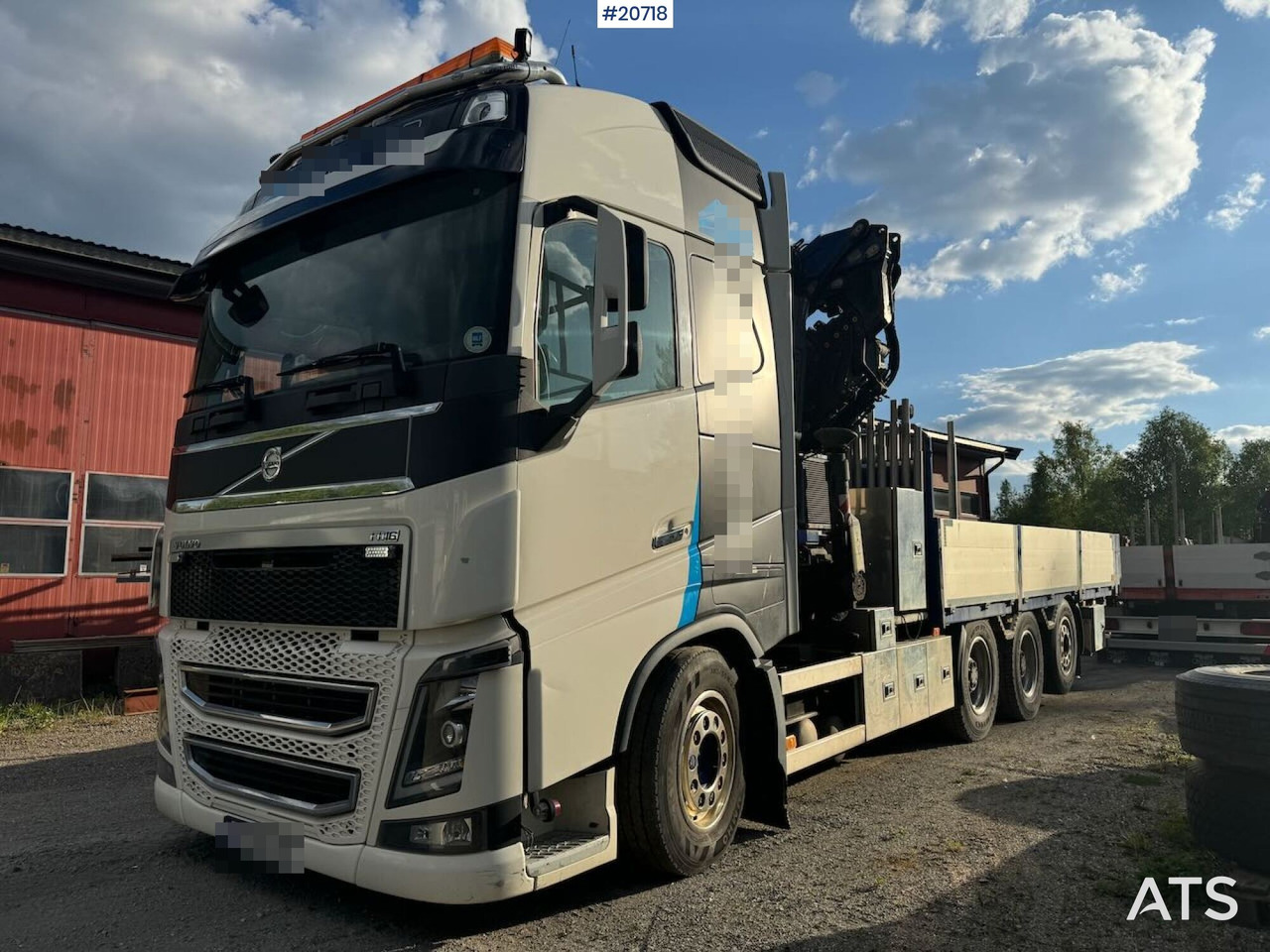 Volvo FH16 Tridem kranbil m/ 43 t/m Fassi kran - Darus autó: 2 kép. Volvo FH16 Tridem kranbil m/ 43 t/m Fassi kran - Darus autó: 2 kép.