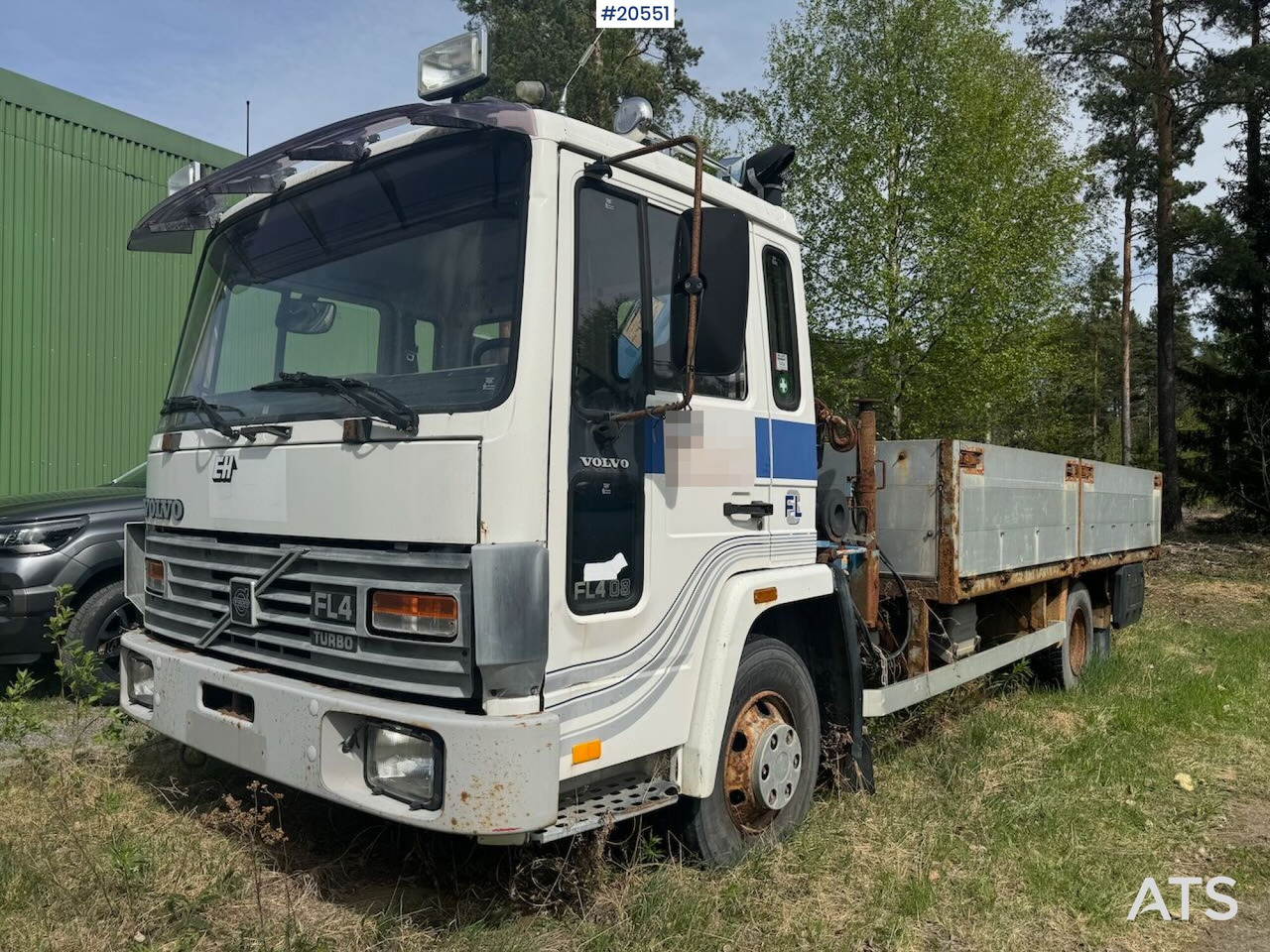Platós teherautó, Darus autó Volvo FL4: 10 kép.