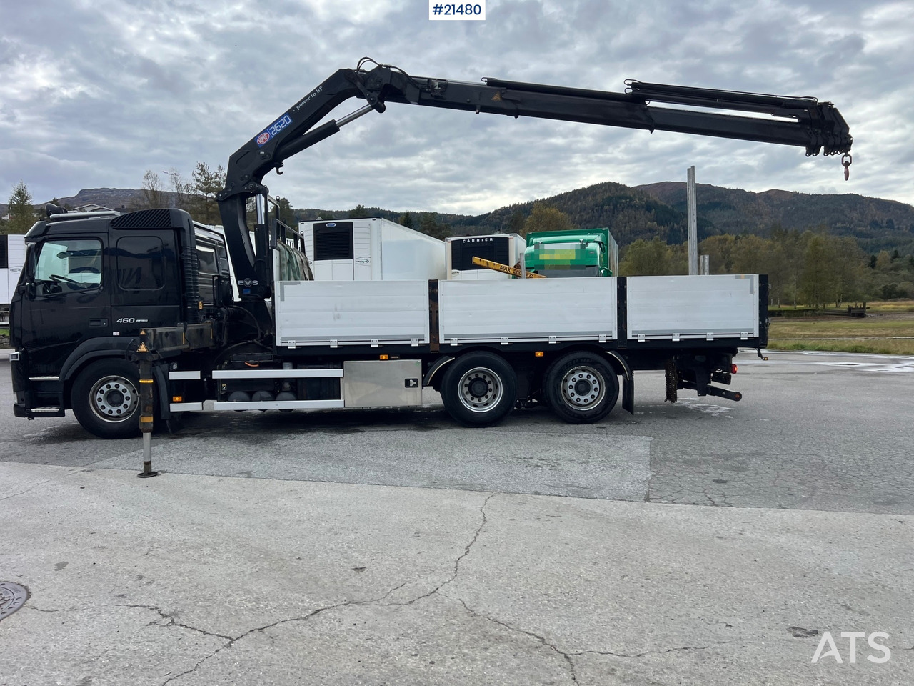 Volvo FM460 6x2 Kranbil m/ 2018 26t/m HMF kran - Darus autó: 3 kép. Volvo FM460 6x2 Kranbil m/ 2018 26t/m HMF kran - Darus autó: 3 kép.