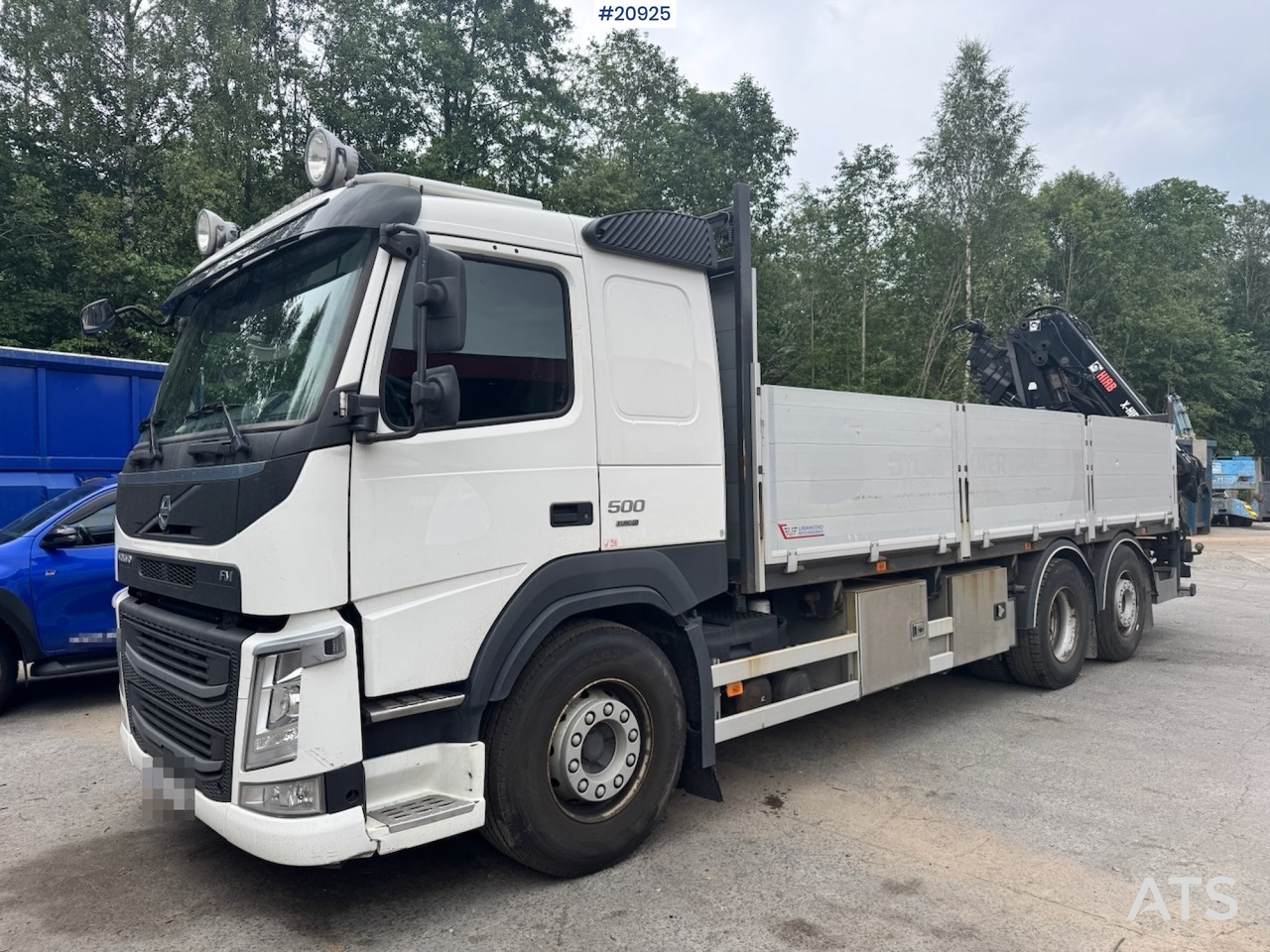 Volvo FM500 - Platós teherautó, Darus autó: 2 kép. Volvo FM500 - Platós teherautó, Darus autó: 2 kép.
