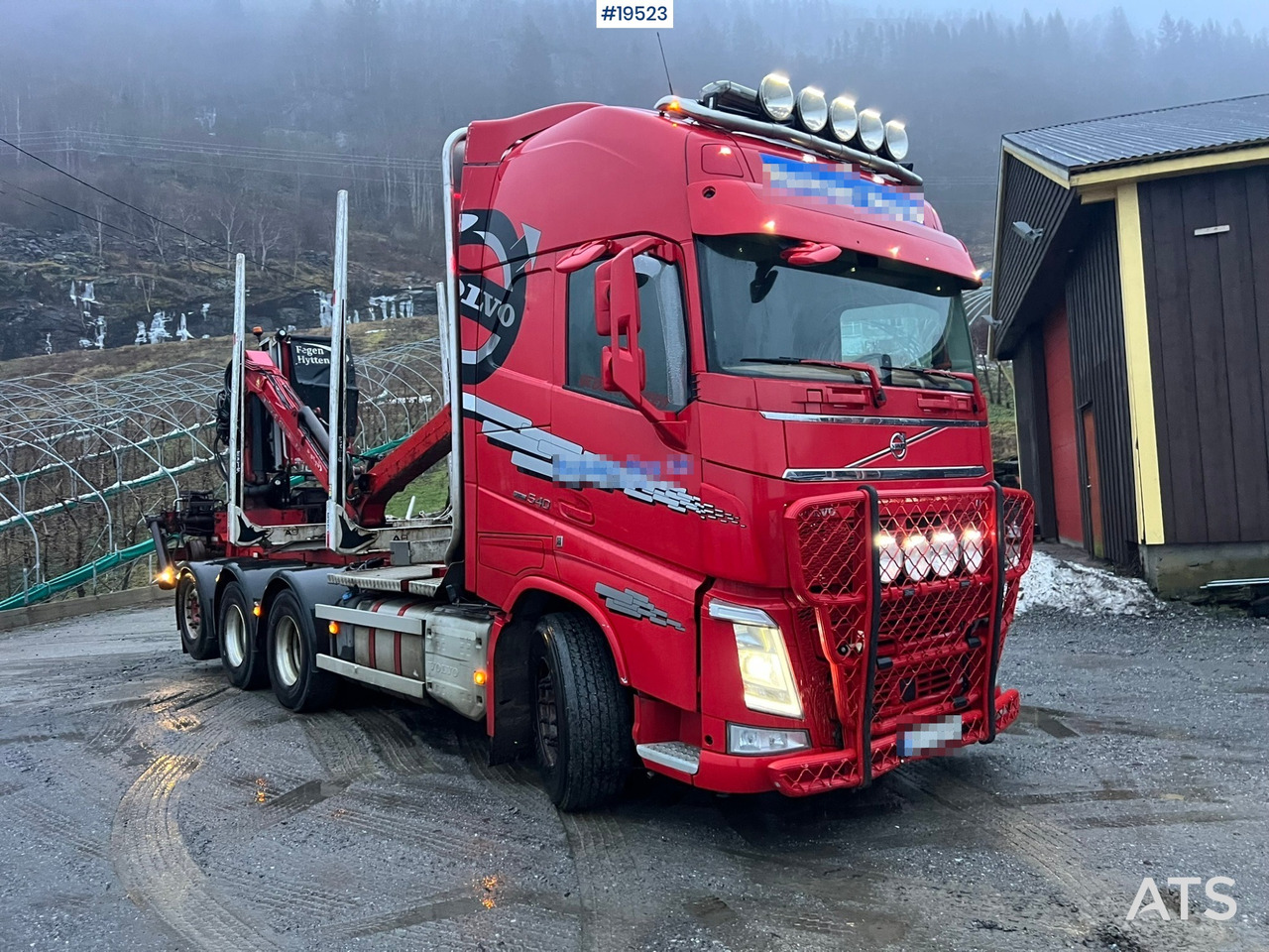 Volvo Fh540 8x4 Tømmerbil m/ 2016 M110L80 Palfinger krane og tømmerklype - Rönkszállító teherautó: 5 kép. Volvo Fh540 8x4 Tømmerbil m/ 2016 M110L80 Palfinger krane og tømmerklype - Rönkszállító teherautó: 5 kép.