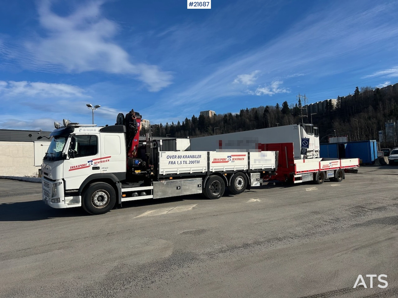 Volvo Volvo FM450 Kranbil m/ 21 t/m HMF kran og Løftelem. 194 000 km! - Darus autó: 2 kép. Volvo Volvo FM450 Kranbil m/ 21 t/m HMF kran og Løftelem. 194 000 km! - Darus autó: 2 kép.