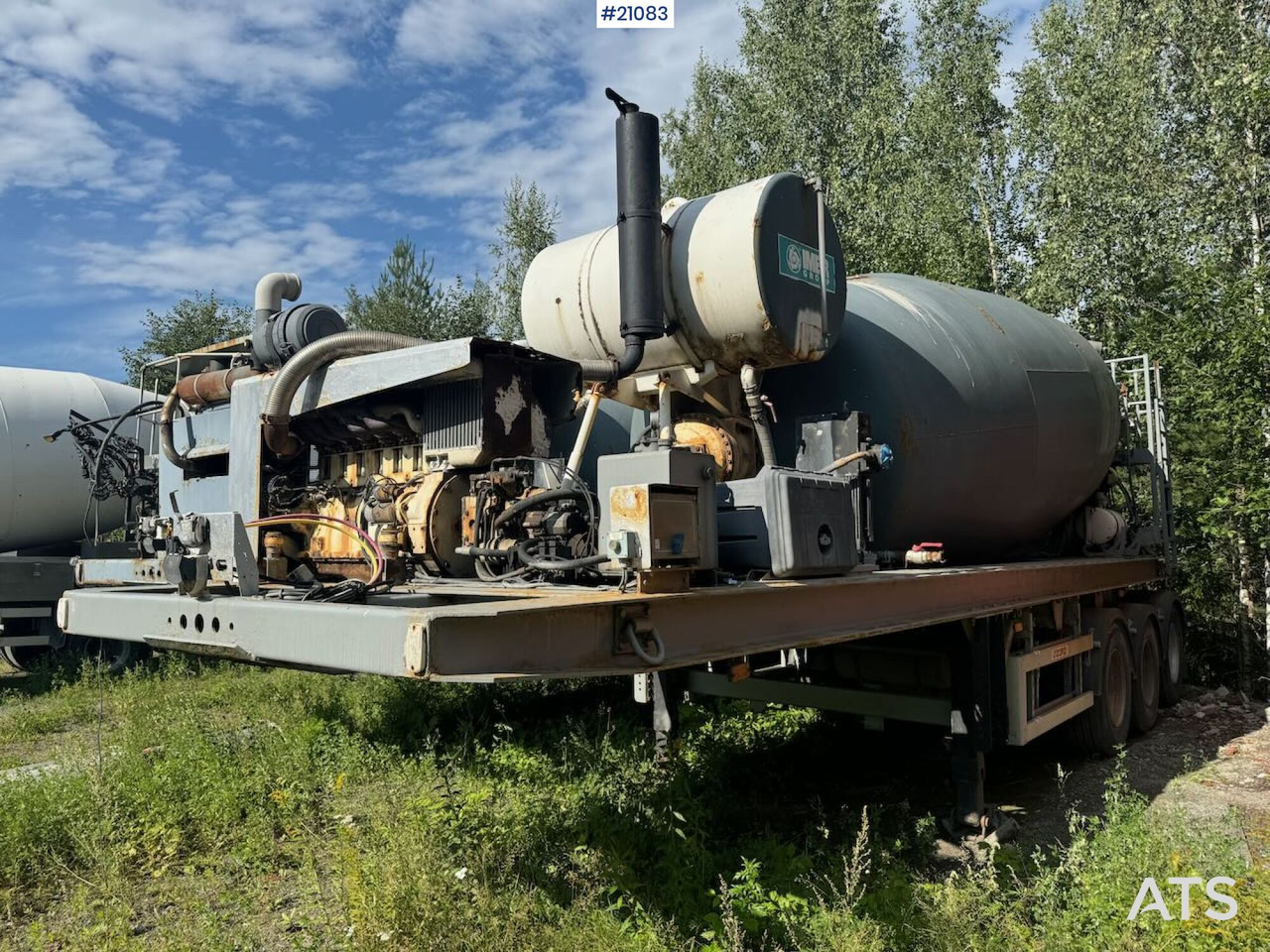 Zorzi Zorzi imer Betongtralle - Betonkeverő félpótkocsi: 1 kép. Zorzi Zorzi imer Betongtralle - Betonkeverő félpótkocsi: 1 kép.