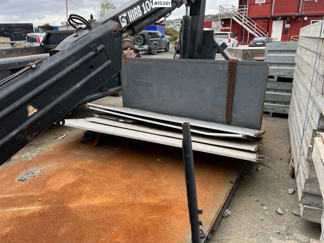 Krokløftkasse m/ HIAB kran - Multiliftes konténer: 4 kép. Krokløftkasse m/ HIAB kran - Multiliftes konténer: 4 kép.