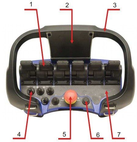 Emergency stop button with contact RC400 Mini - Elektromos rendszer - Rakodódaru: 3 kép. Emergency stop button with contact RC400 Mini - Elektromos rendszer - Rakodódaru: 3 kép.
