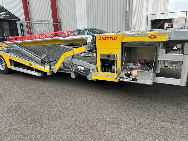 AKSOYLU AKT2 versie II special met extra Functie's 6 car-loader Autotransporter - Félpótkocsi autószállító: 3 kép. AKSOYLU AKT2 versie II special met extra Functie's 6 car-loader Autotransporter - Félpótkocsi autószállító: 3 kép.