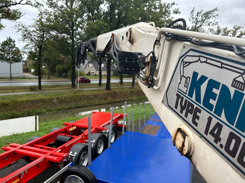 Platós félpótkocsi Carnehl Stenen vervoer oplegger met Kennis kraan: 7 kép. Platós félpótkocsi Carnehl Stenen vervoer oplegger met Kennis kraan: 7 kép.