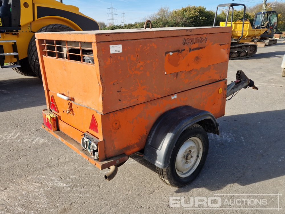 1997 Mannesmann SC30DS-2 Single Axle Compressor - Légkompresszor: 3 kép. 1997 Mannesmann SC30DS-2 Single Axle Compressor - Légkompresszor: 3 kép.