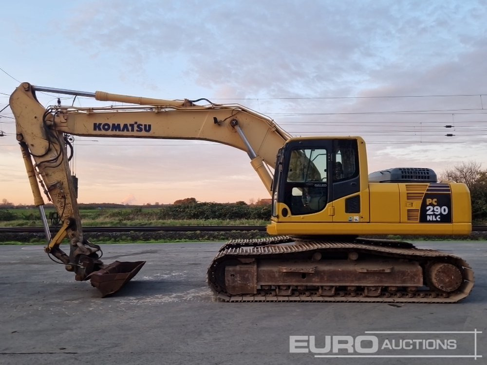 2007 Komatsu PC290NLC-8 - Lánctalpas kotró: 2 kép. 2007 Komatsu PC290NLC-8 - Lánctalpas kotró: 2 kép.