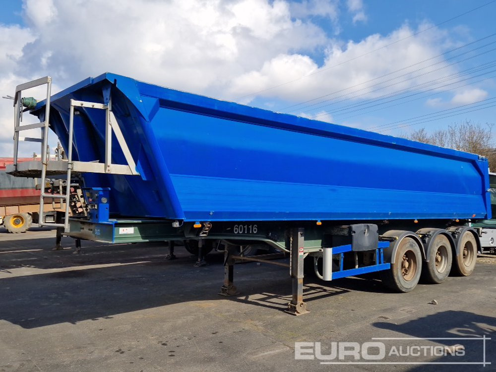 2008 Benalu Tri Axle Tipping Trailer - Félpótkocsi billenőplatós: 1 kép. 2008 Benalu Tri Axle Tipping Trailer - Félpótkocsi billenőplatós: 1 kép.